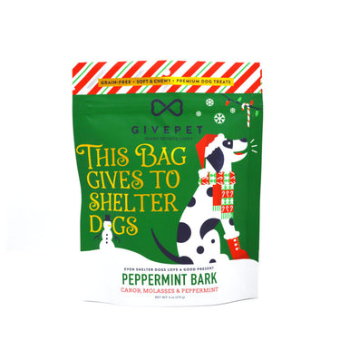 Give Pet - Peppermint Bark Dog Treats - 6oz